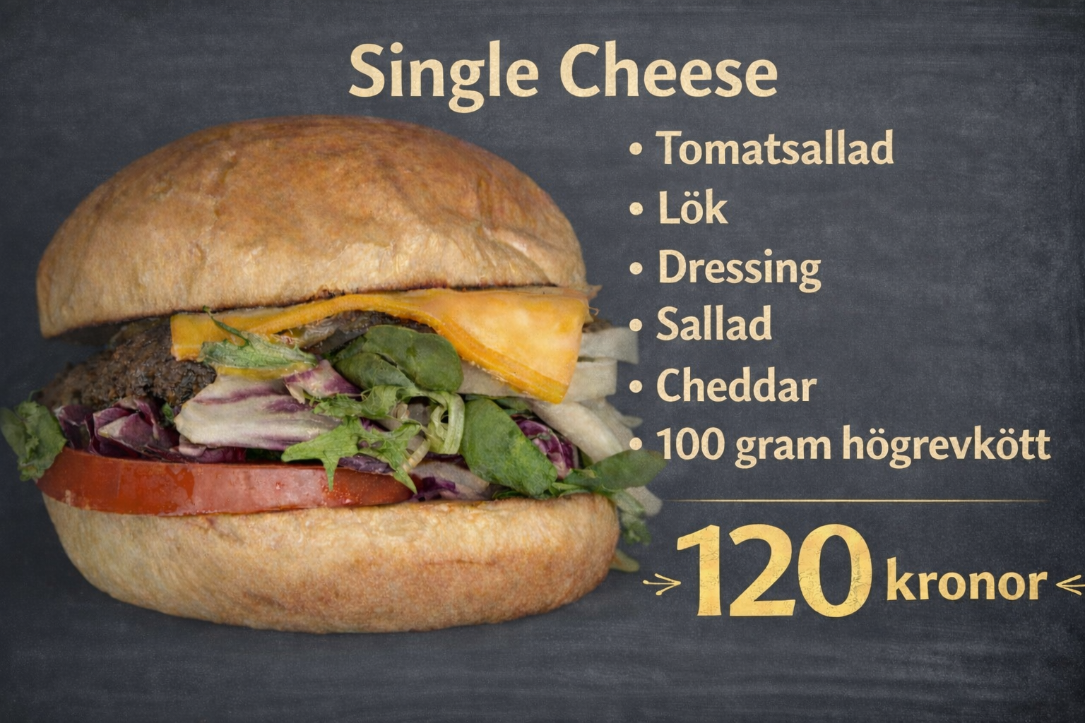 Single Cheese – menybild